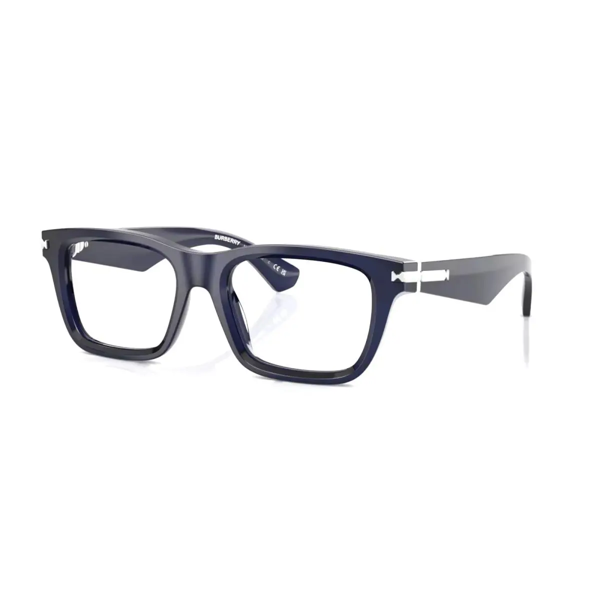 Burberry Rx-able Eyeglasses B 2419 4120 53-19 145 Shiny Blue Silver Frames