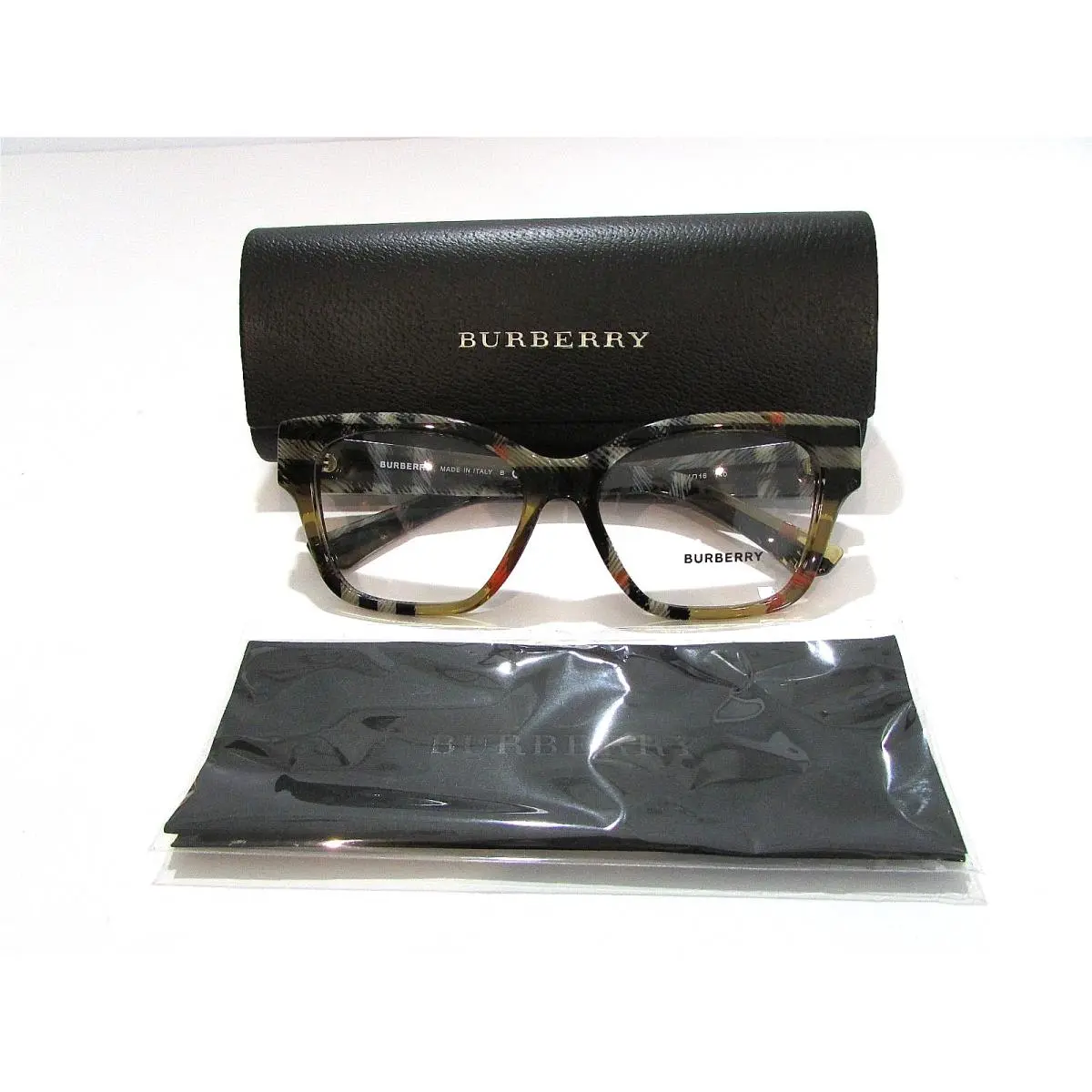 Burberry B2420 B 2420 4146 Check Sand Eyeglasses Rx-able Frame