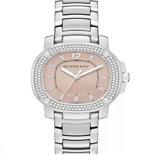 Burberry Brit The Britain BBY1803 Stainless Steel Light Brown Dial 34 MM