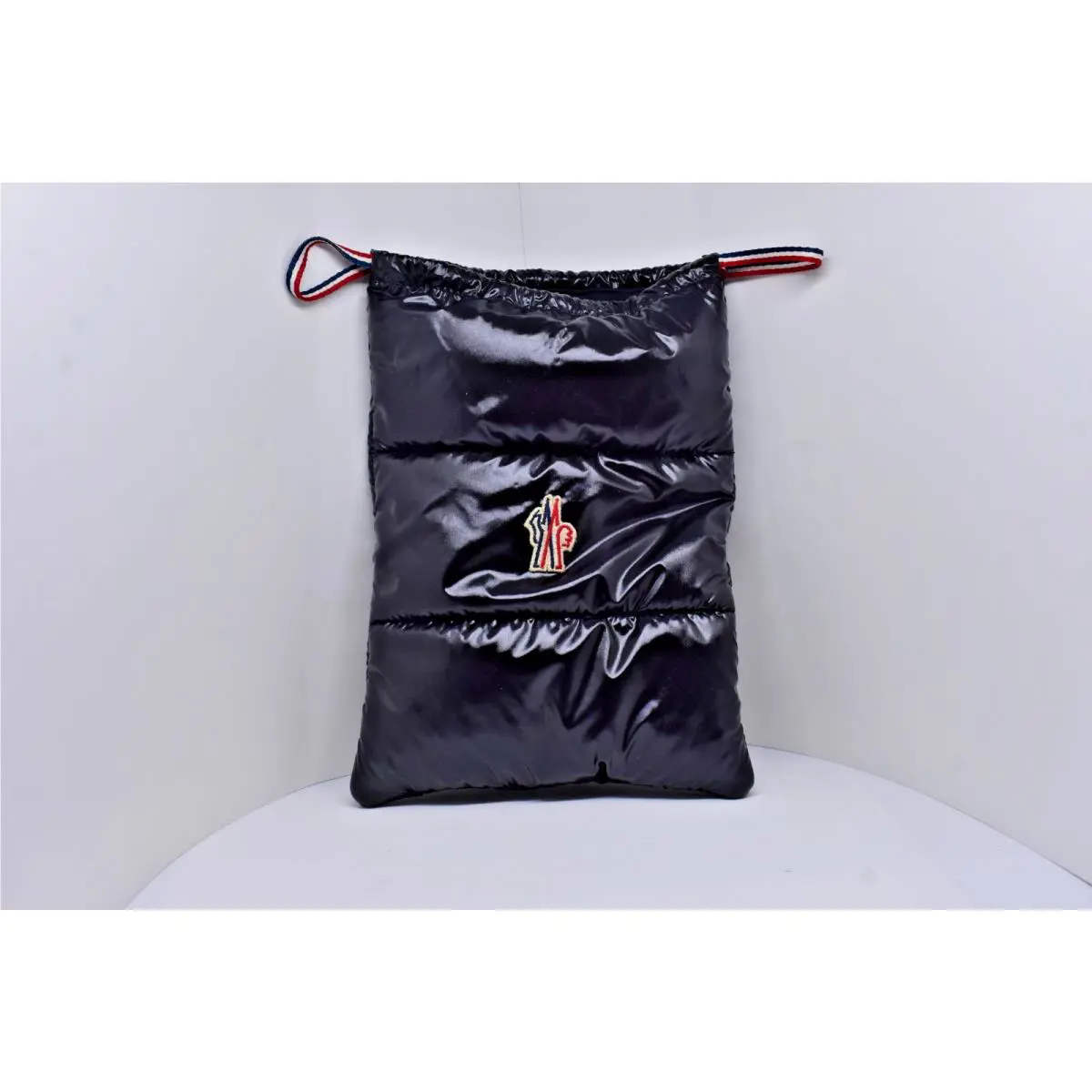 Moncler Puffy Black Large Pouch 7 x 10 Inch