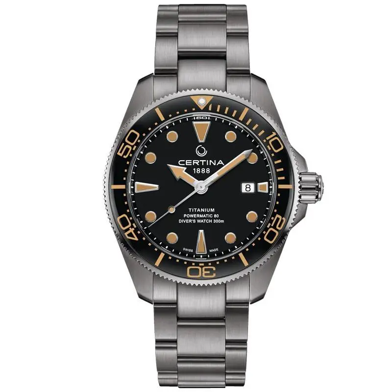 DS Action Diver 43mm Titanium Men`s Watch C0326074405100 by Certina