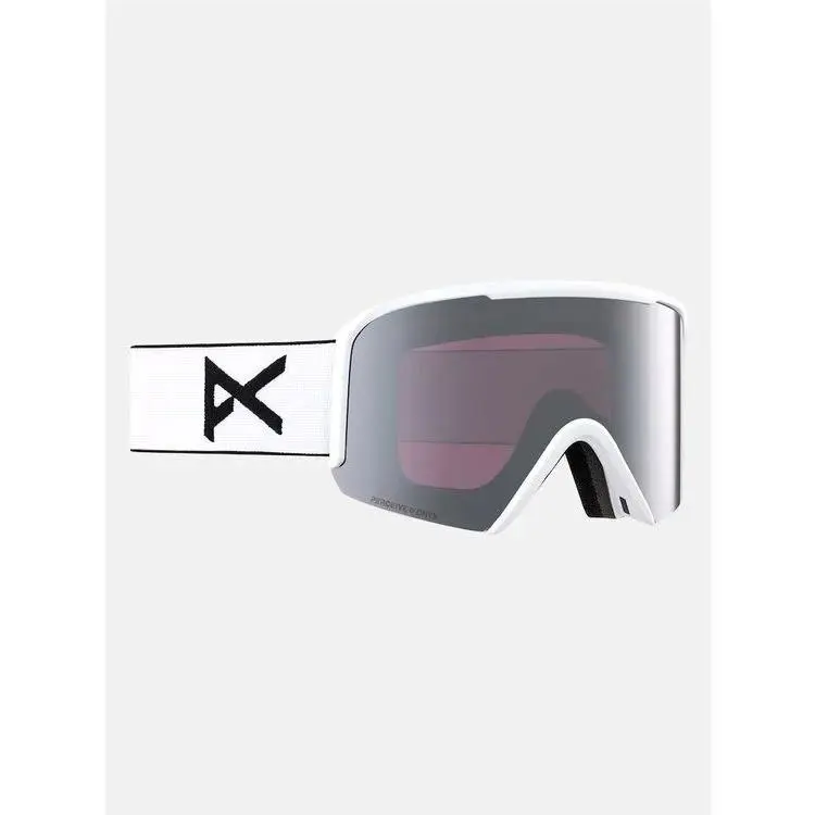 Nesa Snow Goggles White Frame Perceive Sunny Onyx Lens by Anon