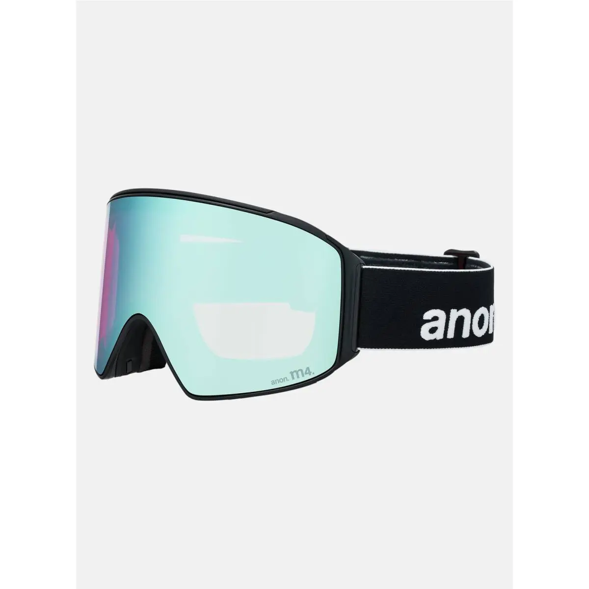M4 Cylindrical Snow Goggles Black Frame Perceive Variable Blue Lens by Anon