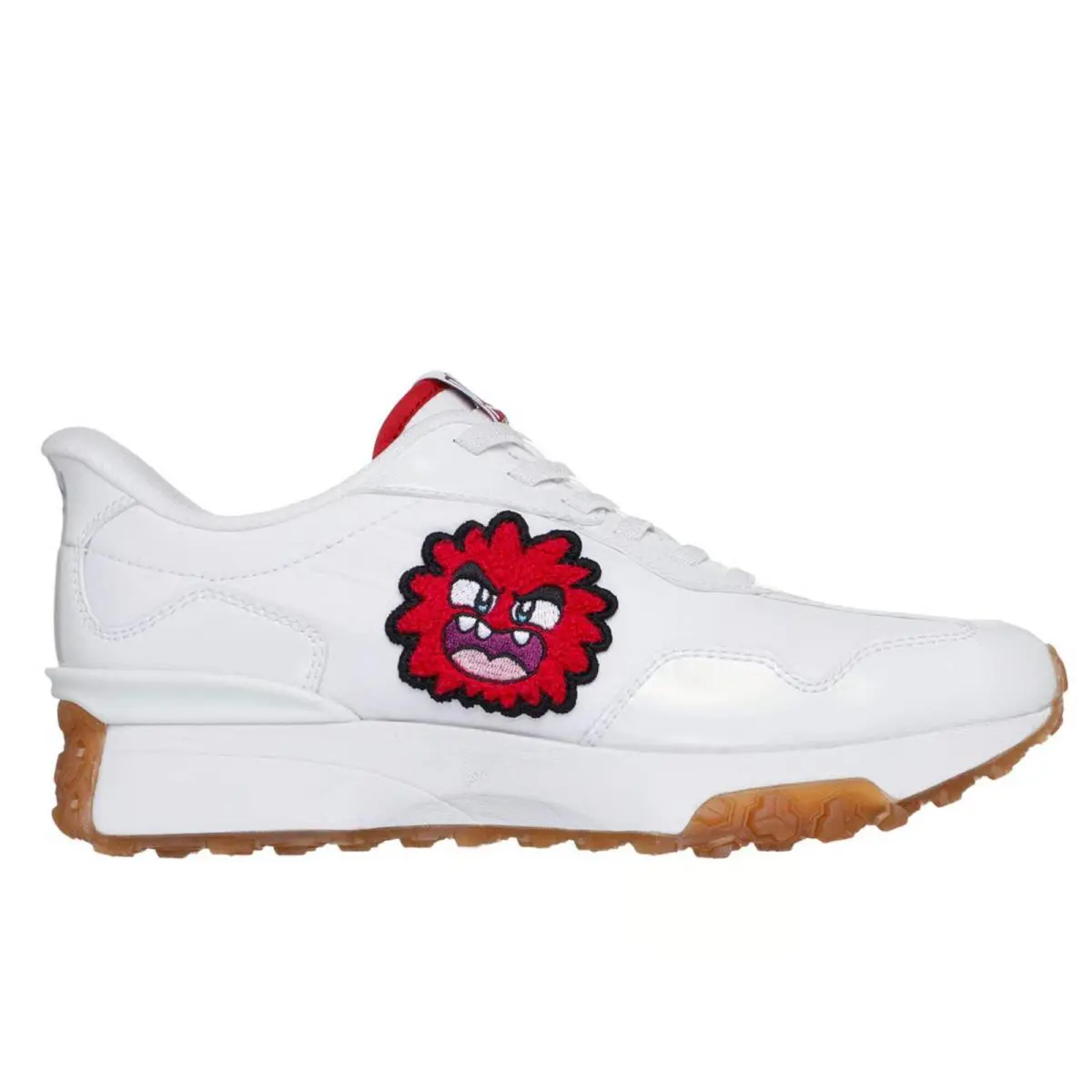 Skechers Women`s 177748 Mark Nason Neo Jogger Vexx Doodle White Red Casual Shoes