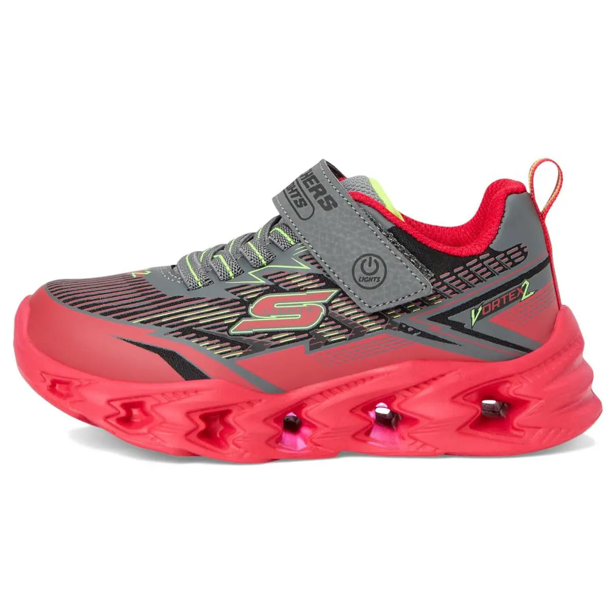 Skechers shoes - Red/Charcoal 2