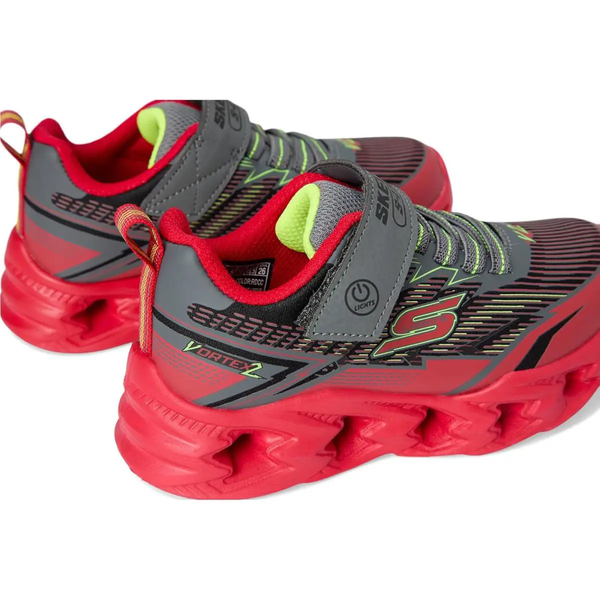 Skechers shoes - Red/Charcoal 4