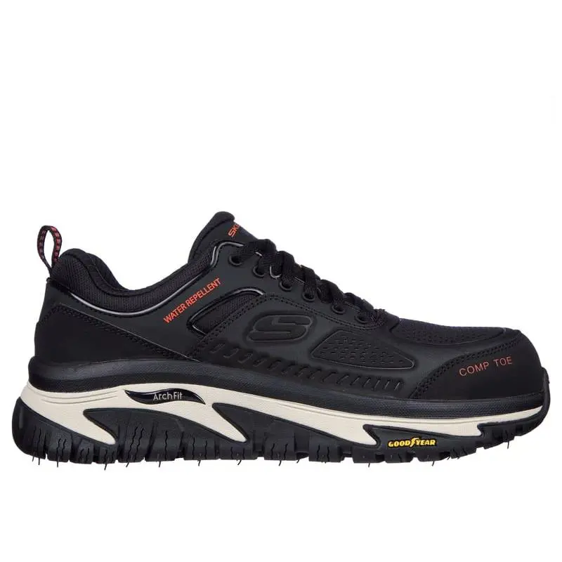 Skechers Work Men`s Arch Fit Road Walker - Raylan Composite Toe Water-repellent
