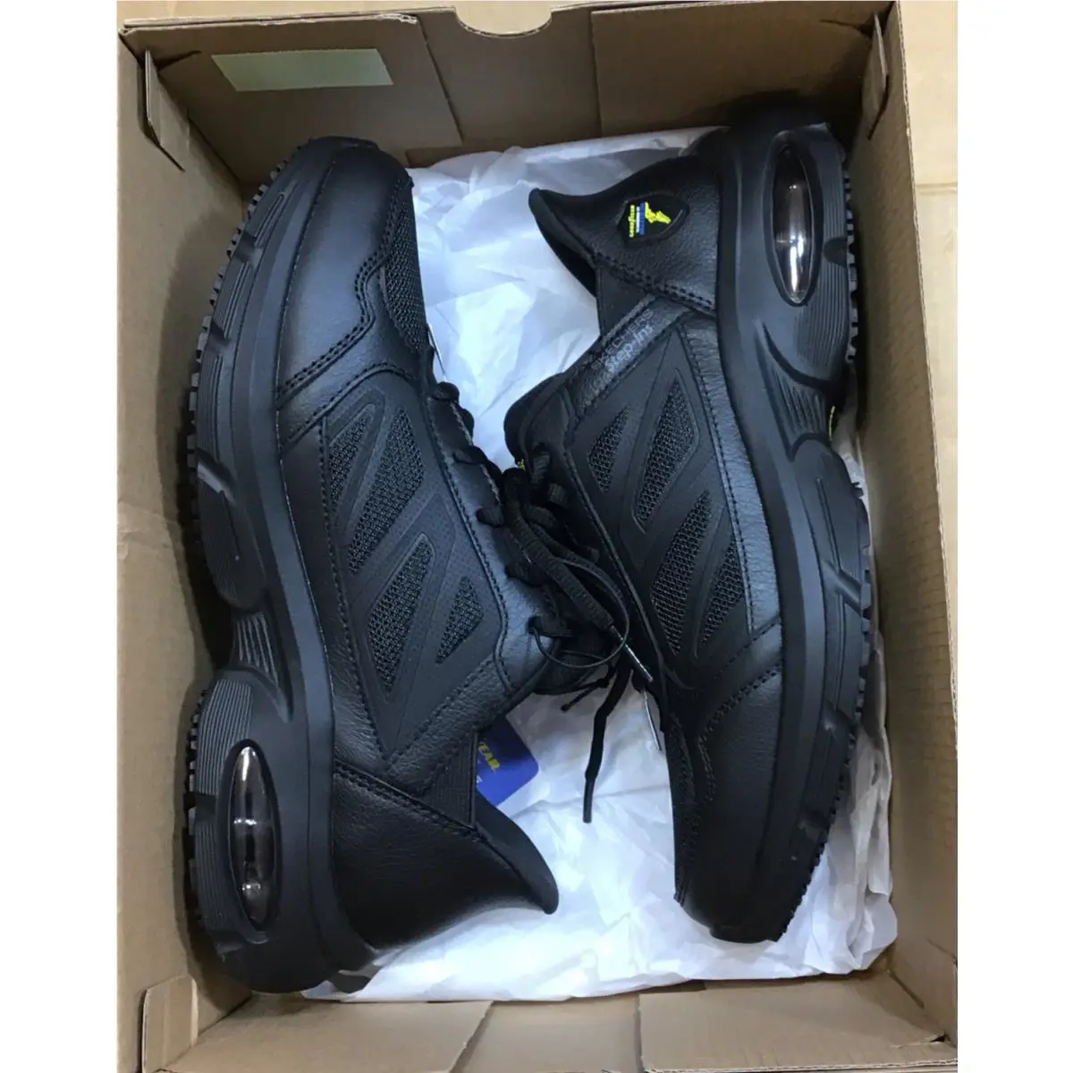 Skechers shoes - Goodyear Skechers Step Ins - Goodyear Step Ins - Black 4