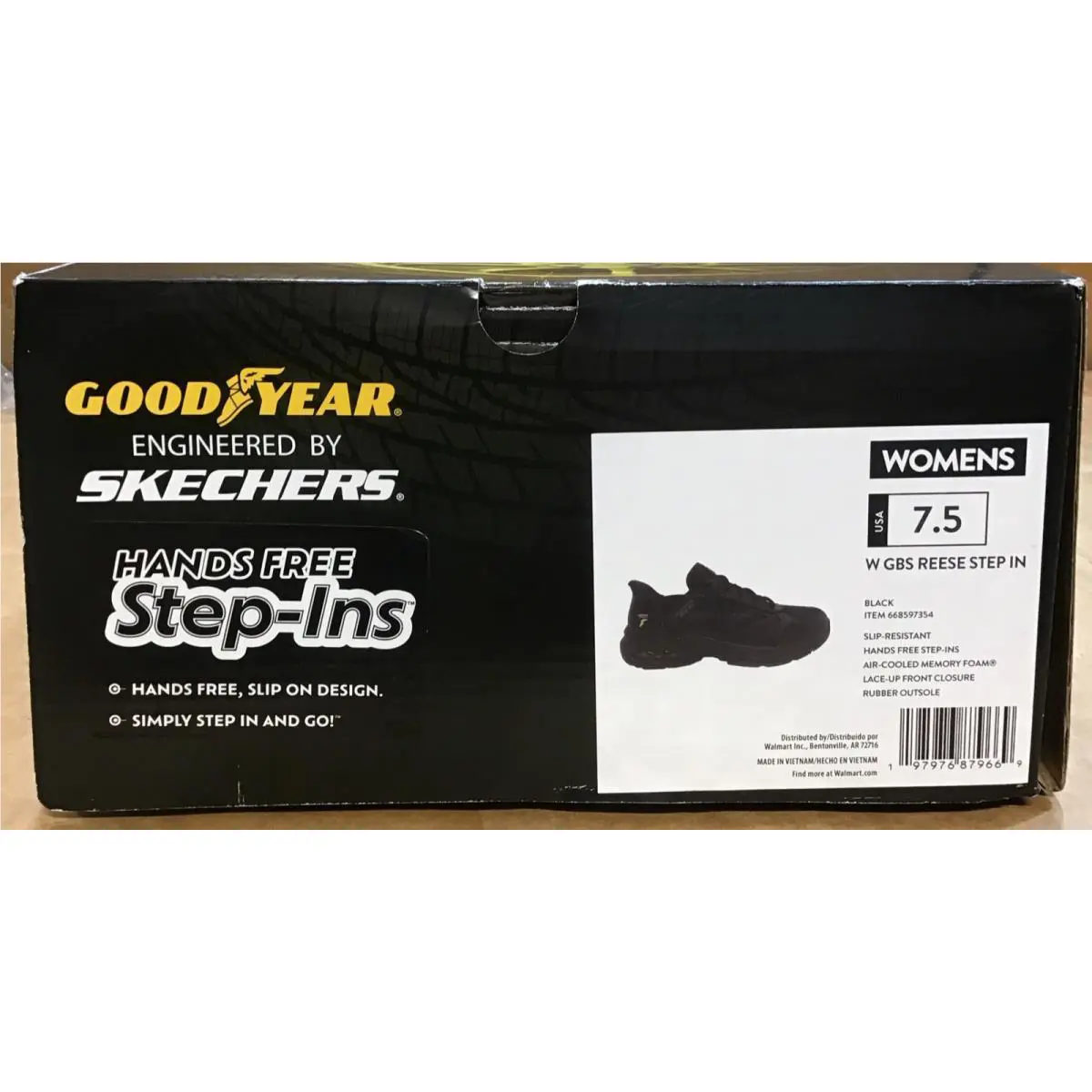 Skechers shoes - Goodyear Skechers Step Ins - Goodyear Step Ins - Black 6