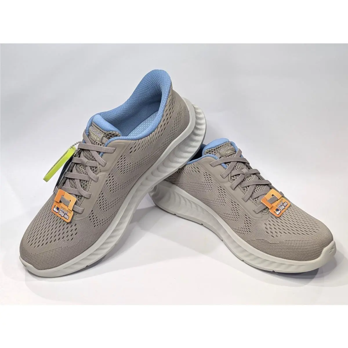 Skechers shoes - SKECHERS Go Walk Now Khloe - 125643/TPBL - Taupe/Blue 12