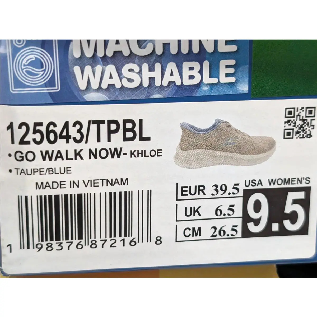 Skechers shoes - SKECHERS Go Walk Now Khloe - 125643/TPBL - Taupe/Blue 24