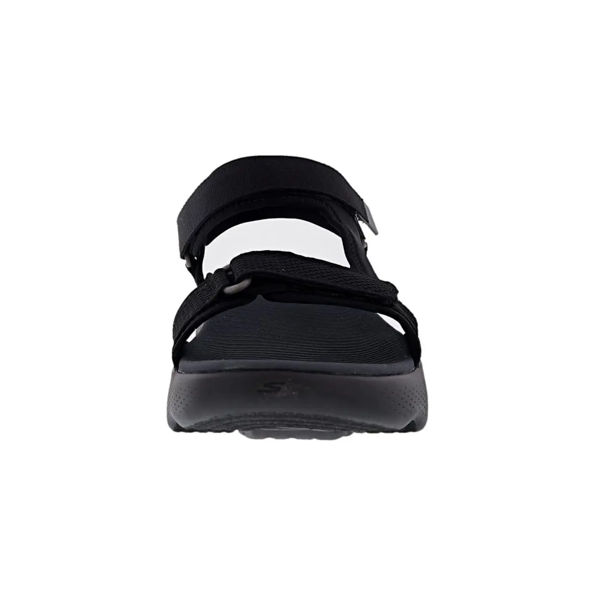 Skechers shoes - GO WALK MASSAGE FIT SANDAL- REFLEXOLOGY - BLACK / GRAY 1