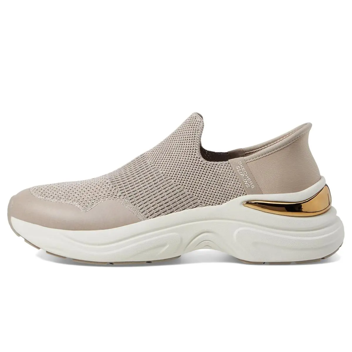 Skechers shoes - Taupe/Gold 2