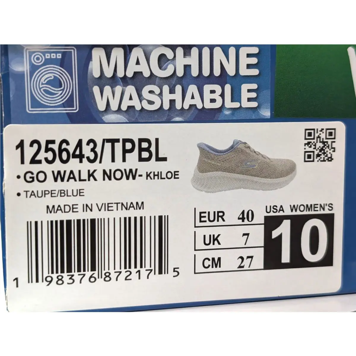 Skechers shoes - SKECHERS Go Walk Now Khloe - 125643/TPBL - Taupe/Blue 9