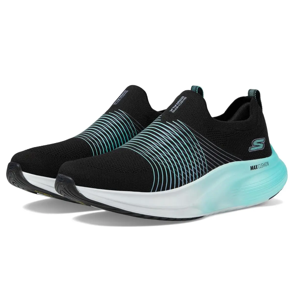 Skechers shoes - Black/Aqua 5