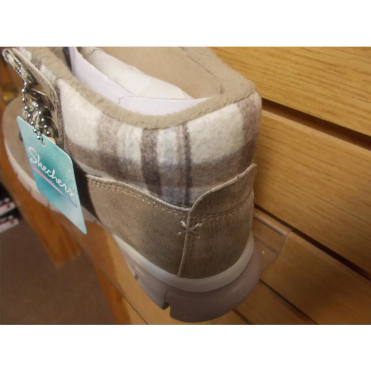 Skechers shoes - SKECHERS SYNERGY PLAID MOOD - SYNERGY PLAID MOOD - 167939 - TAUPE, Manufacturer: TAUPE 2
