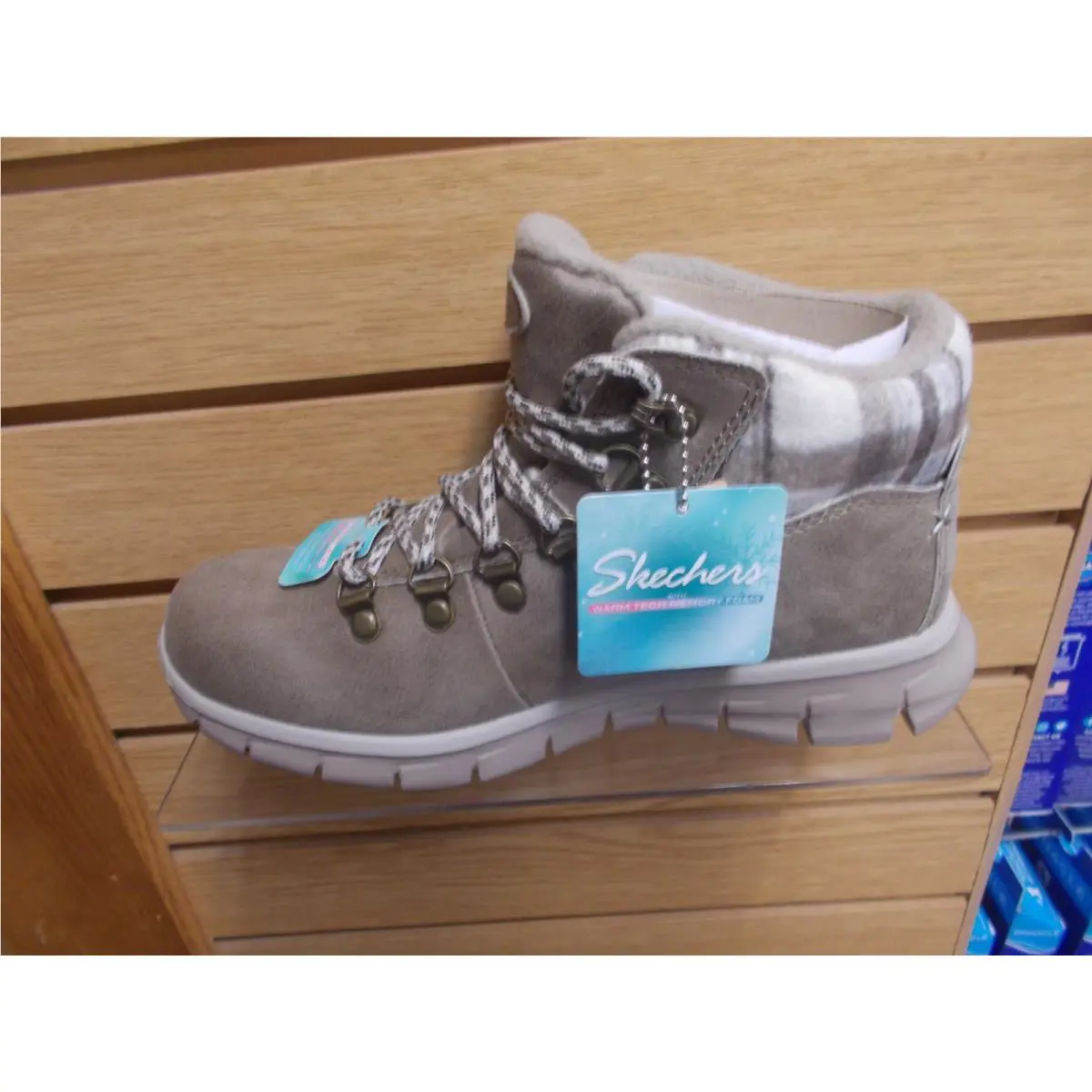 Skechers shoes - SKECHERS SYNERGY PLAID MOOD - SYNERGY PLAID MOOD - 167939 - TAUPE, Manufacturer: TAUPE 5