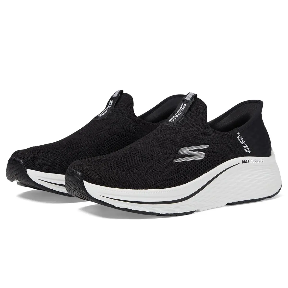 Skechers shoes - Charcoal/Burgundy 5