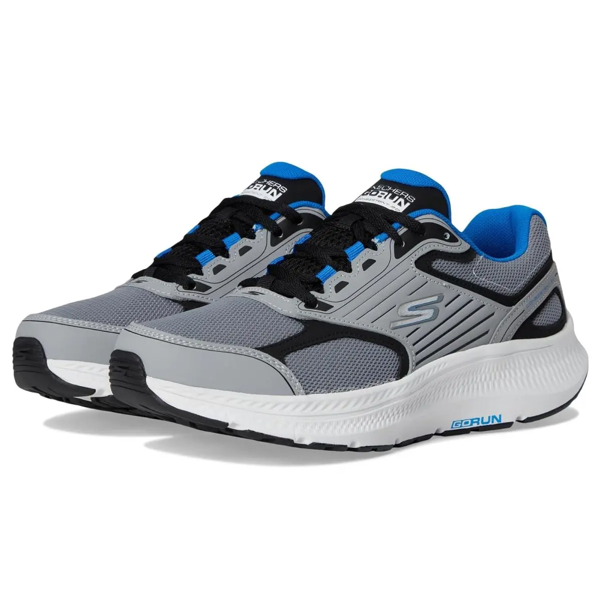 Man`s Sneakers Athletic Shoes  Go Run Consistent 2.0 Grey/Black by Skechers