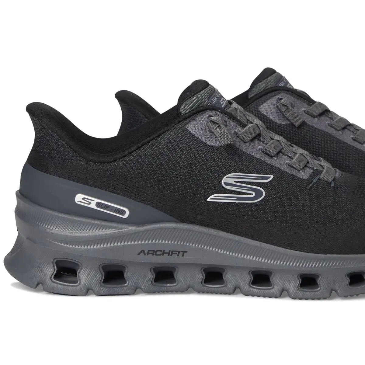 Skechers shoes - Black/Charcoal 4