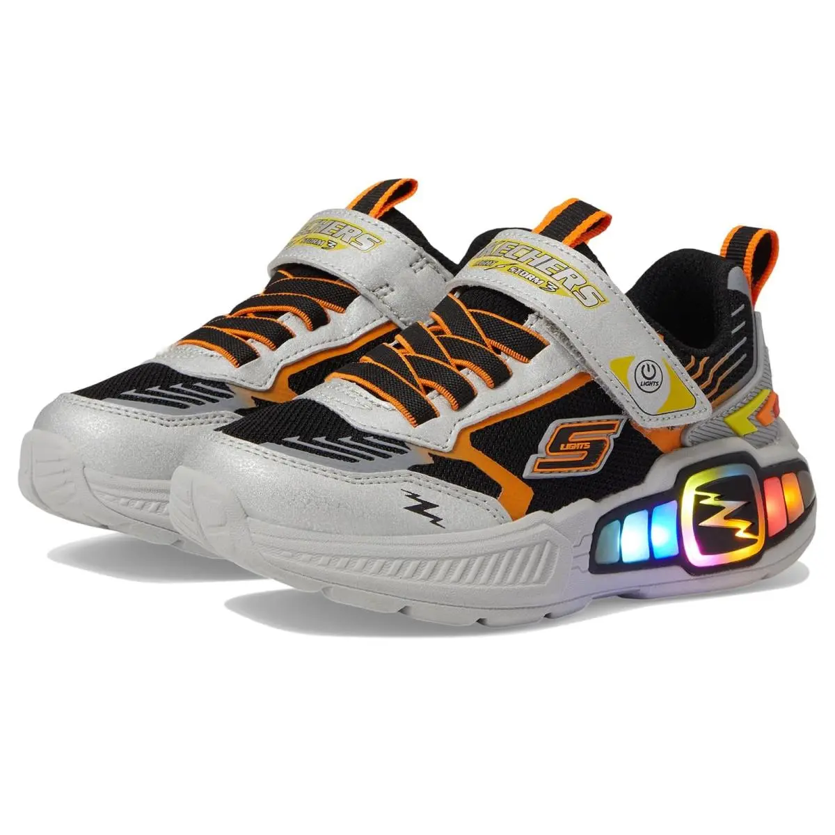 Skechers shoes - Gunmetal/Red 13