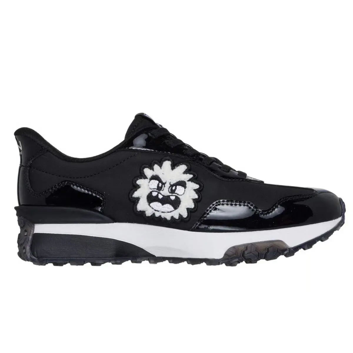 Skechers Women`s 177748 Mark Nason Neo Jogger Vexx Doodle Blk White Casual Shoes - Black / White, Exterior: Black / White