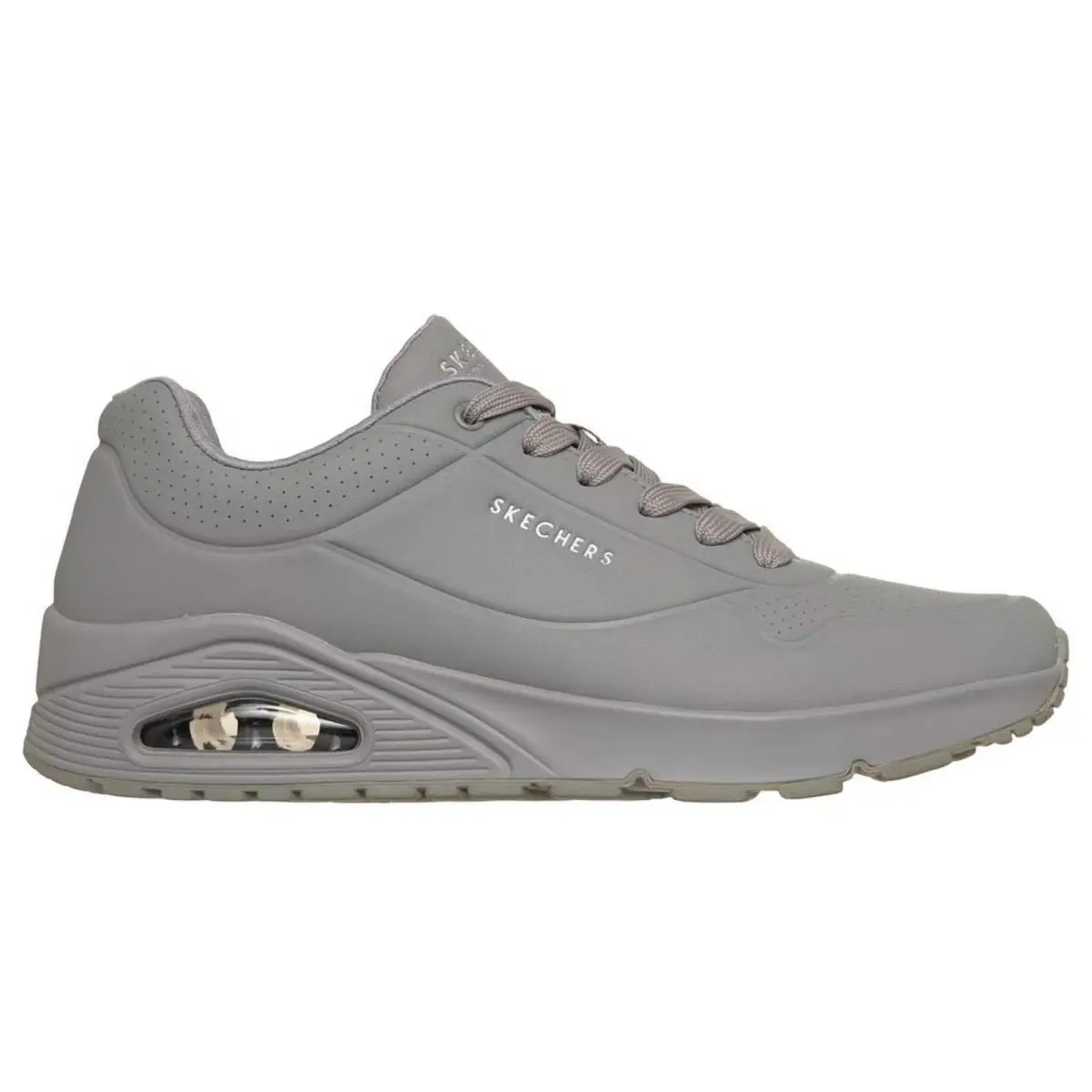 Skechers shoes - UNO – Stand On Air - 52458-LTGY - Light Gray, Exterior: Light Gray 0