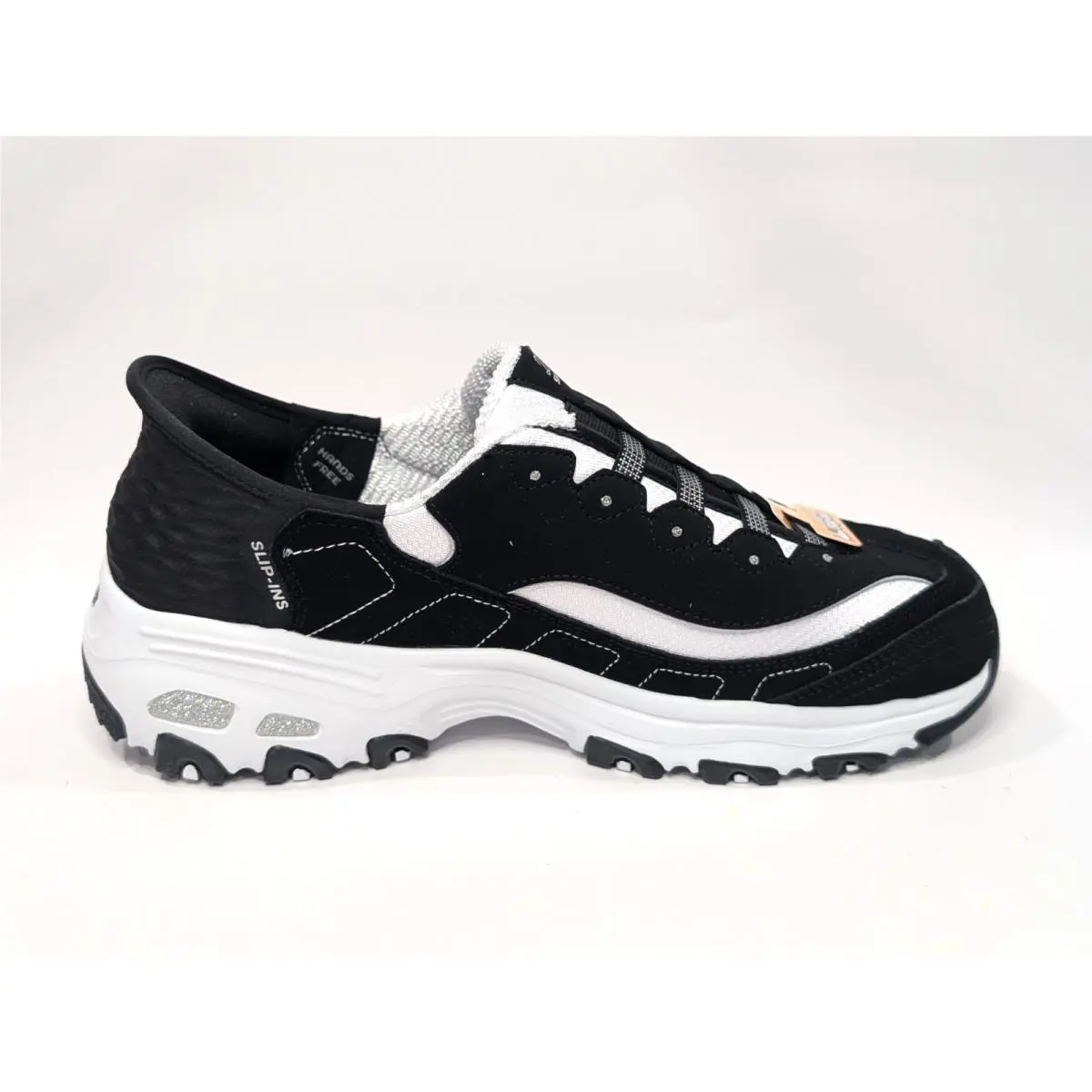 Skechers shoes - Skechers D`Lites Timeless Look - Timeless Look - 150239W/BKW - Black/White 6