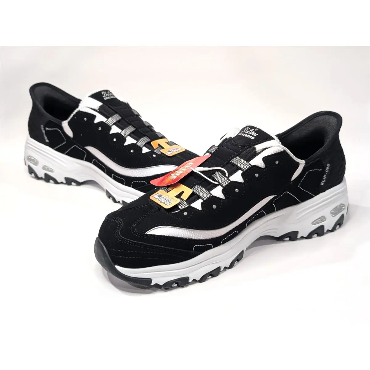 Skechers shoes - Skechers D`Lites Timeless Look - Timeless Look - 150239W/BKW - Black/White 10