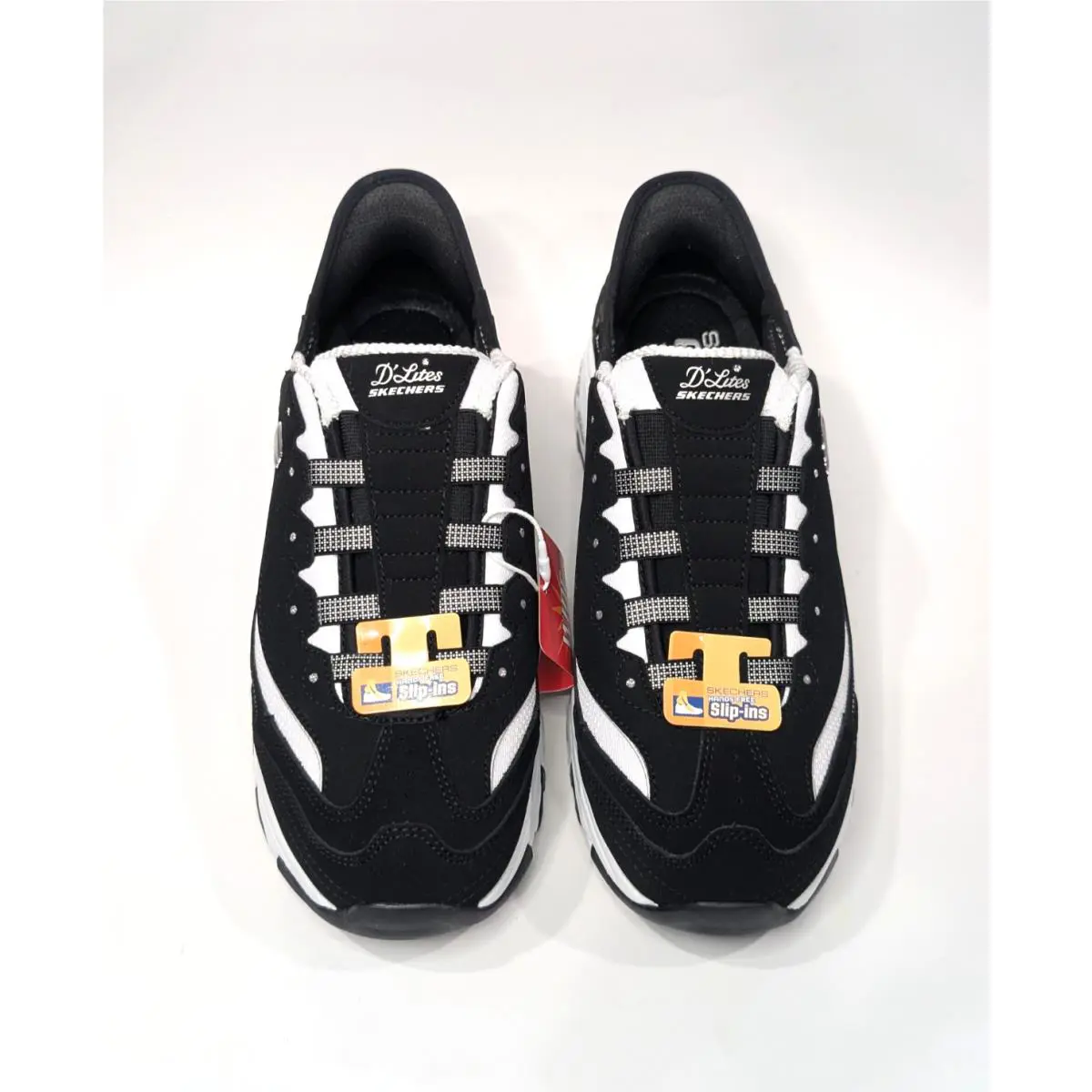 Skechers shoes - Skechers D`Lites Timeless Look - Timeless Look - 150239W/BKW - Black/White 12