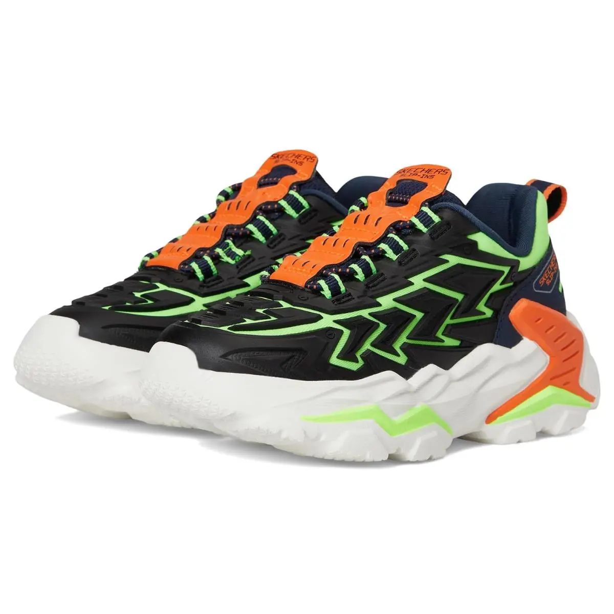 Skechers shoes - Black/Lime 6