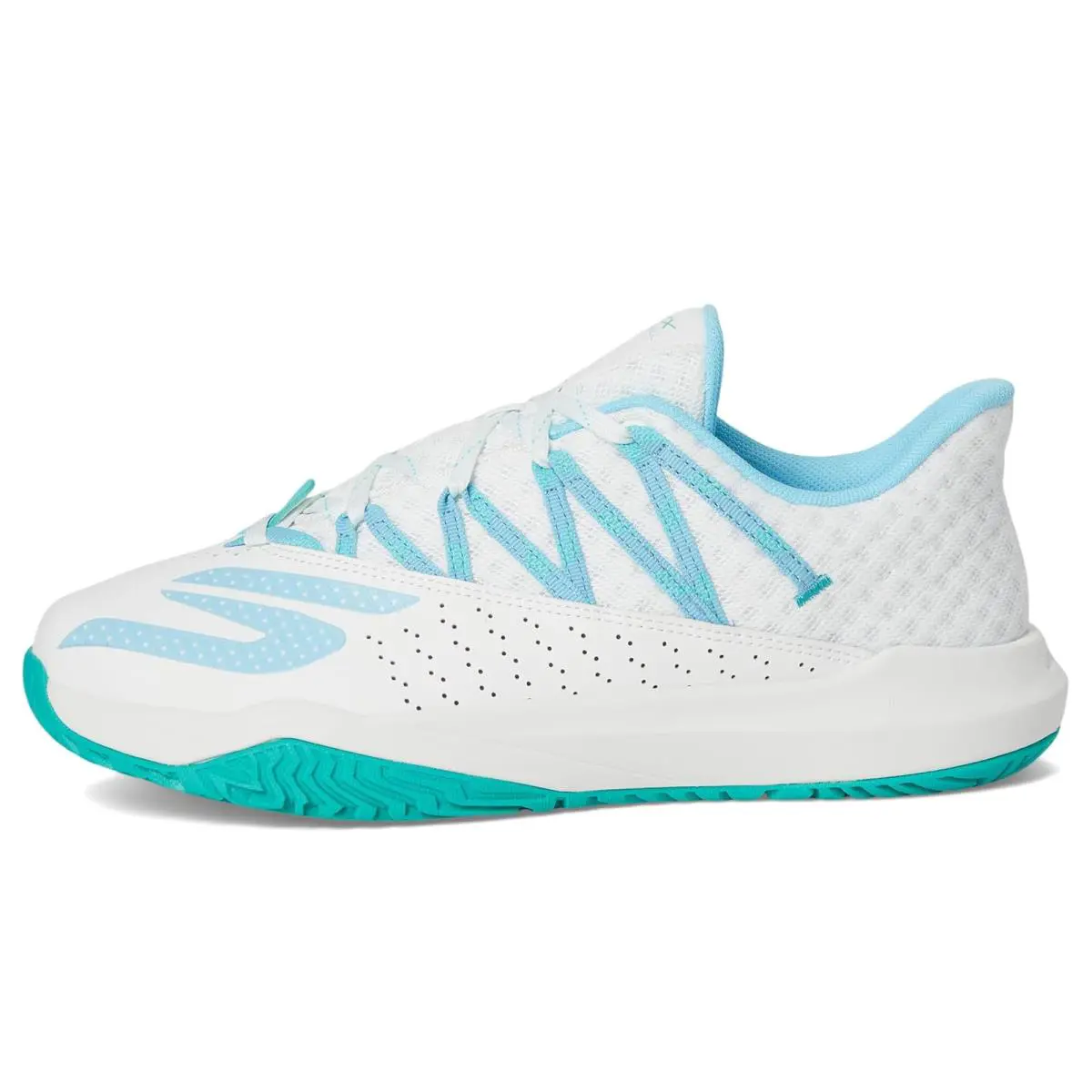 Skechers shoes - White/Light Blue 2