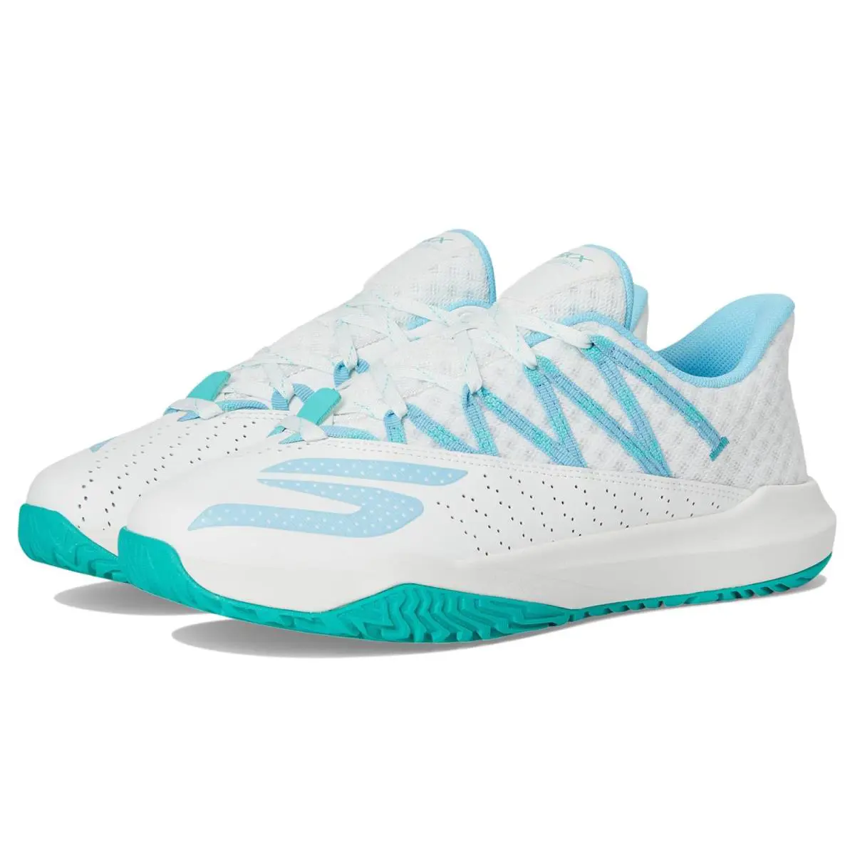 Skechers shoes - White/Light Blue 6
