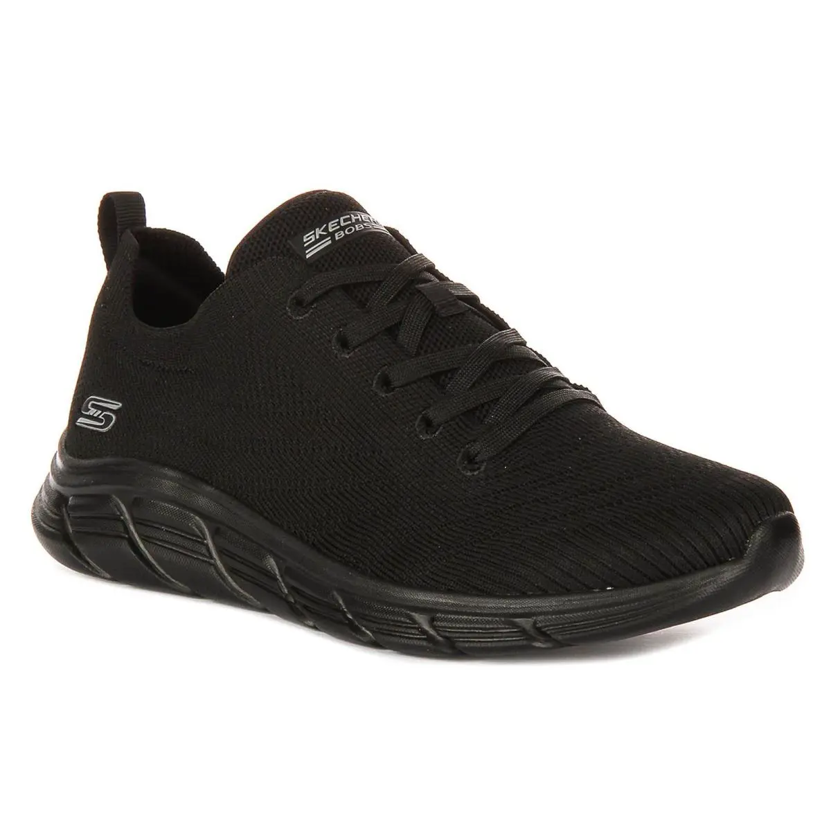 Skechers Bobs B Flex Lo Vegan Comfort Mesh Womens Sneakers In Black US 6 - 11 - Black