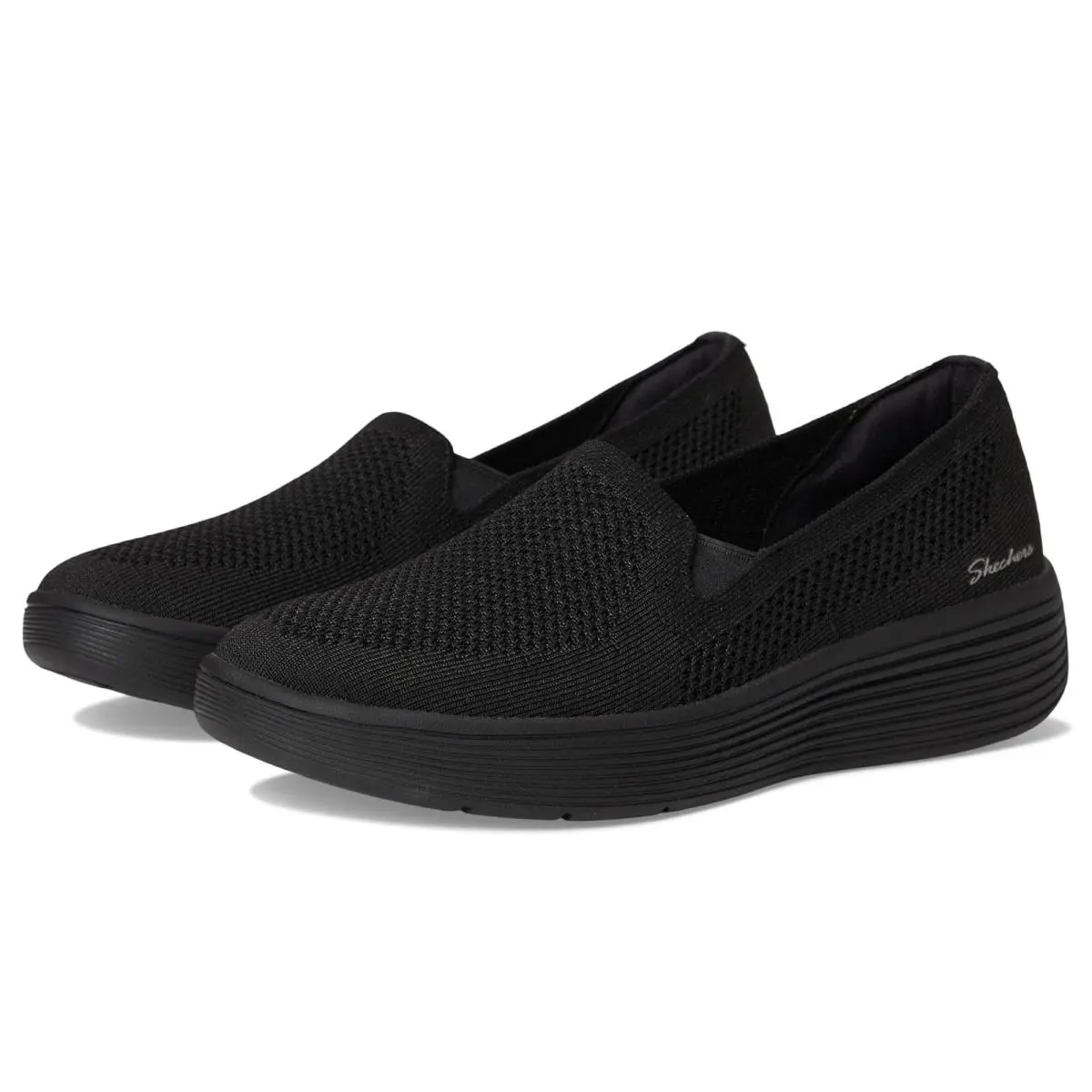 Woman`s Sneakers Athletic Shoes Skechers Arch Fit Laguna - Adore Her - Black