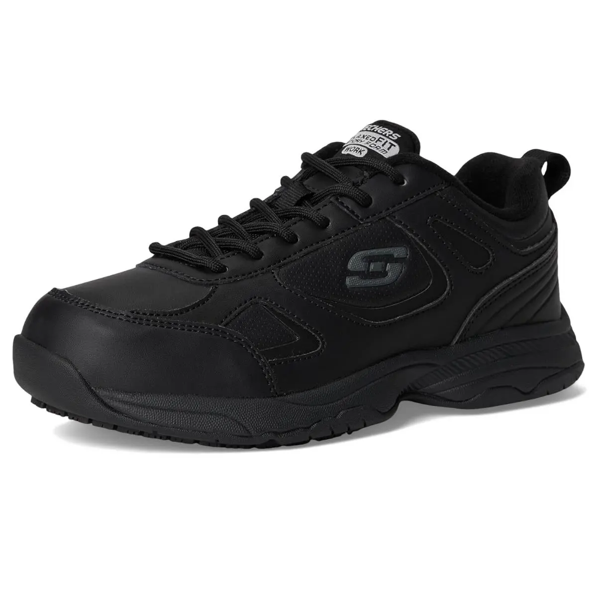 Skechers shoes - Black Synthetic/Leather 5