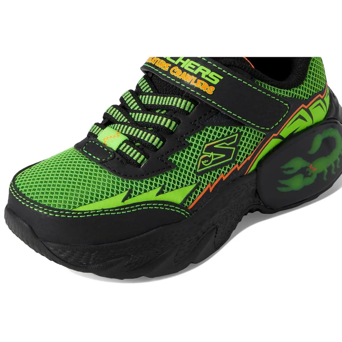 Skechers shoes - Black/Lime 4