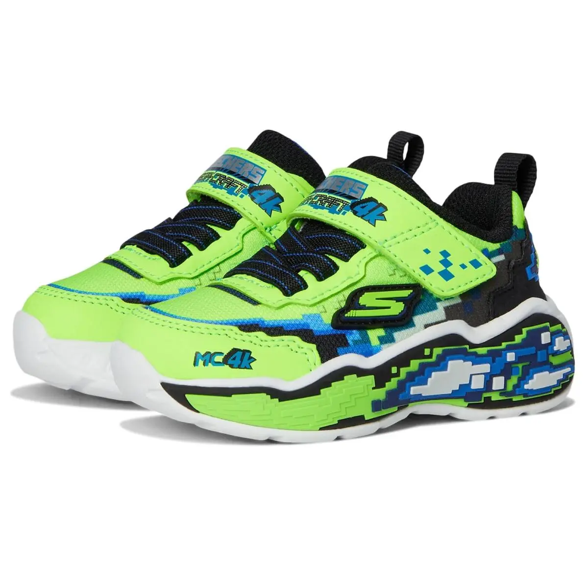 Skechers shoes - Black/Blue/Lime 13