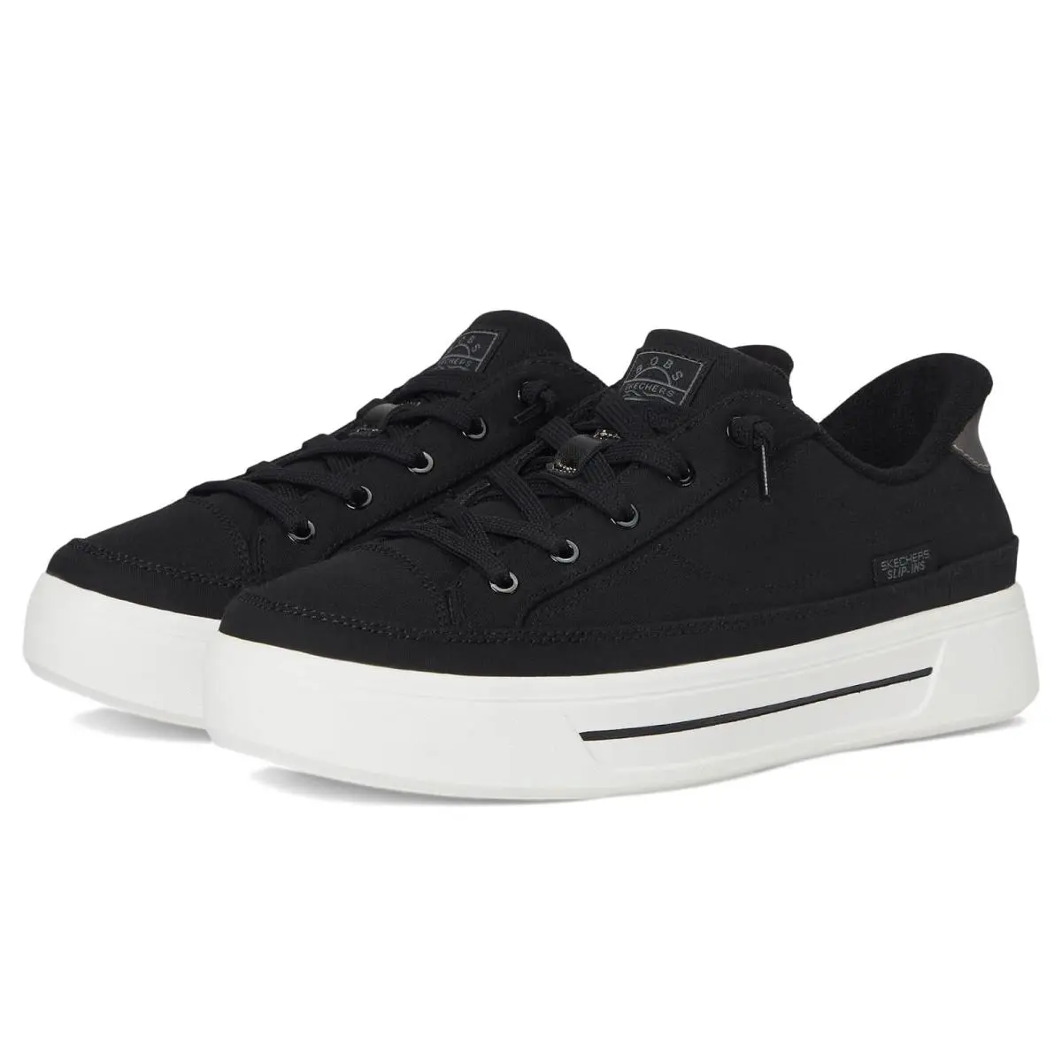 Women`s Sneakers Athletic Shoes Bobs From  Bobs Social Black by Skechers