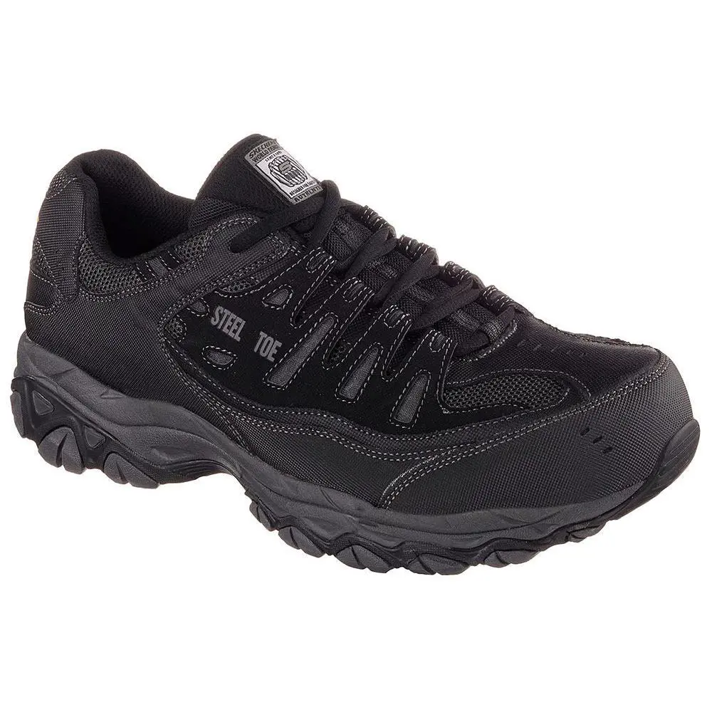 Skechers Men`s Work Relaxed Fit: Cankton ST - Black