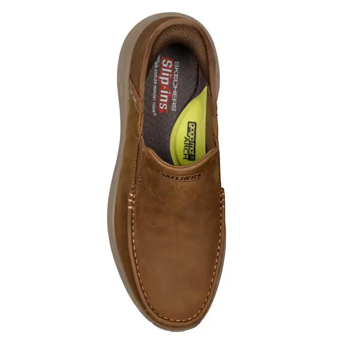 Skechers shoes - SKECHERS SLIP-INS PARSON MEMORY FOAM SUPER - Brown 1