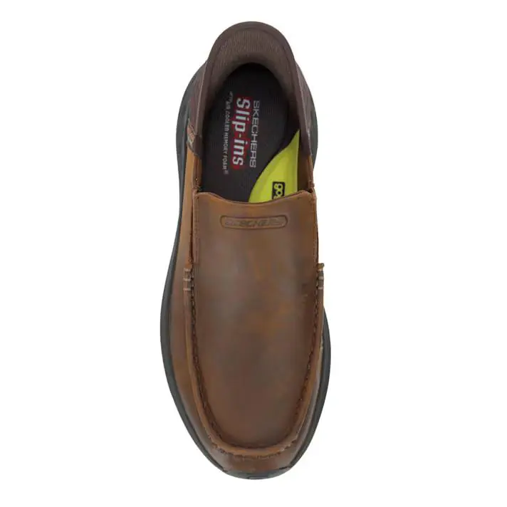 Skechers shoes - SKECHERS SLIP-INS PARSON MEMORY FOAM SUPER - Brown 2