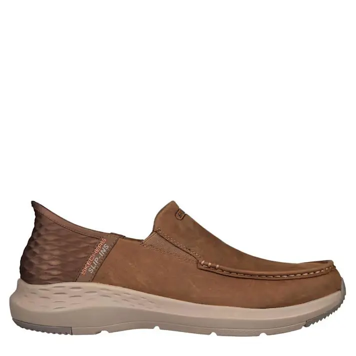 Skechers shoes - SKECHERS SLIP-INS PARSON MEMORY FOAM SUPER - Brown 4