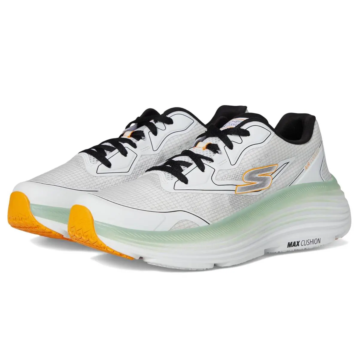 Man`s Sneakers Athletic Shoes Skechers Max Cushioning Endeavour - White/Multi