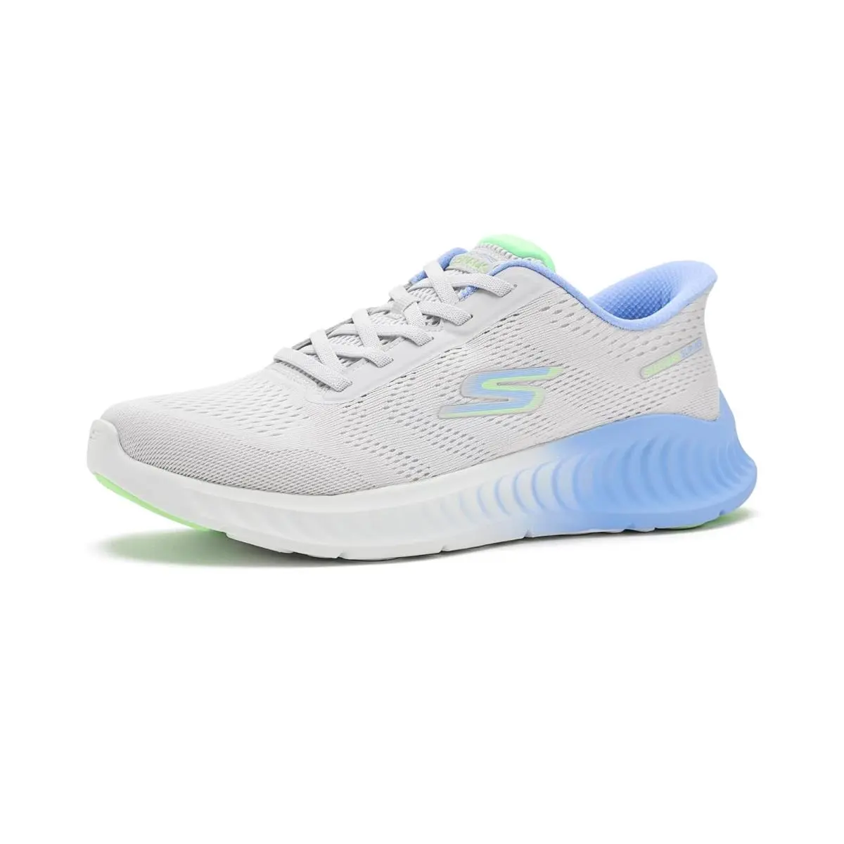 Woman`s Shoes  Performance Go Walk Now Hands Free Slip-ins Light Gray by Skechers
