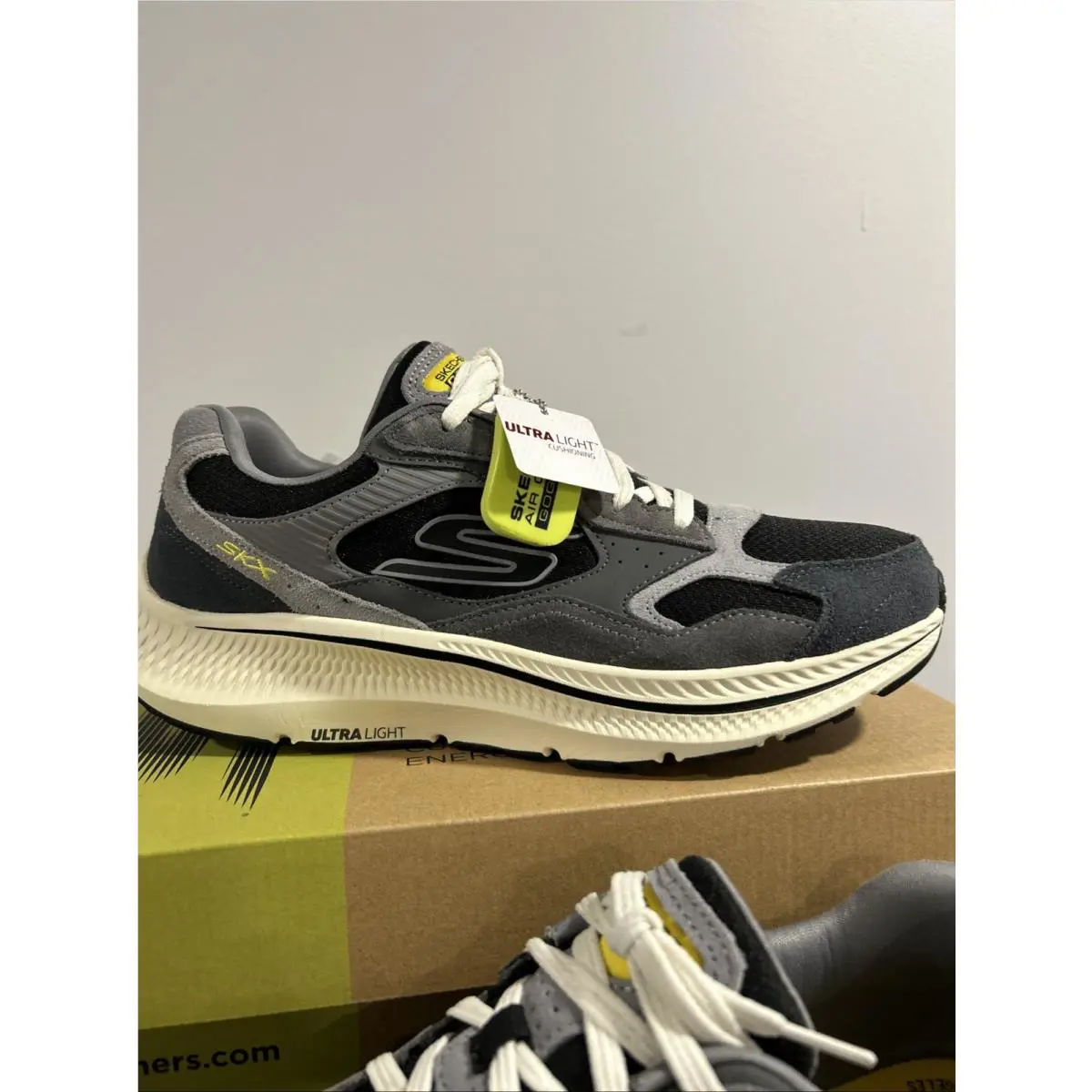 Skechers shoes - Skechers Go Run Consistent 2.0 Retro Runner V1 - 220872/CCBK - Charcoal/Black 3
