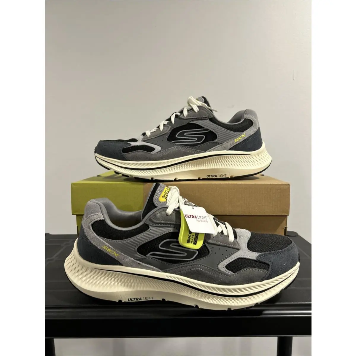 Skechers shoes - Skechers Go Run Consistent 2.0 Retro Runner V1 - 220872/CCBK - Charcoal/Black 14
