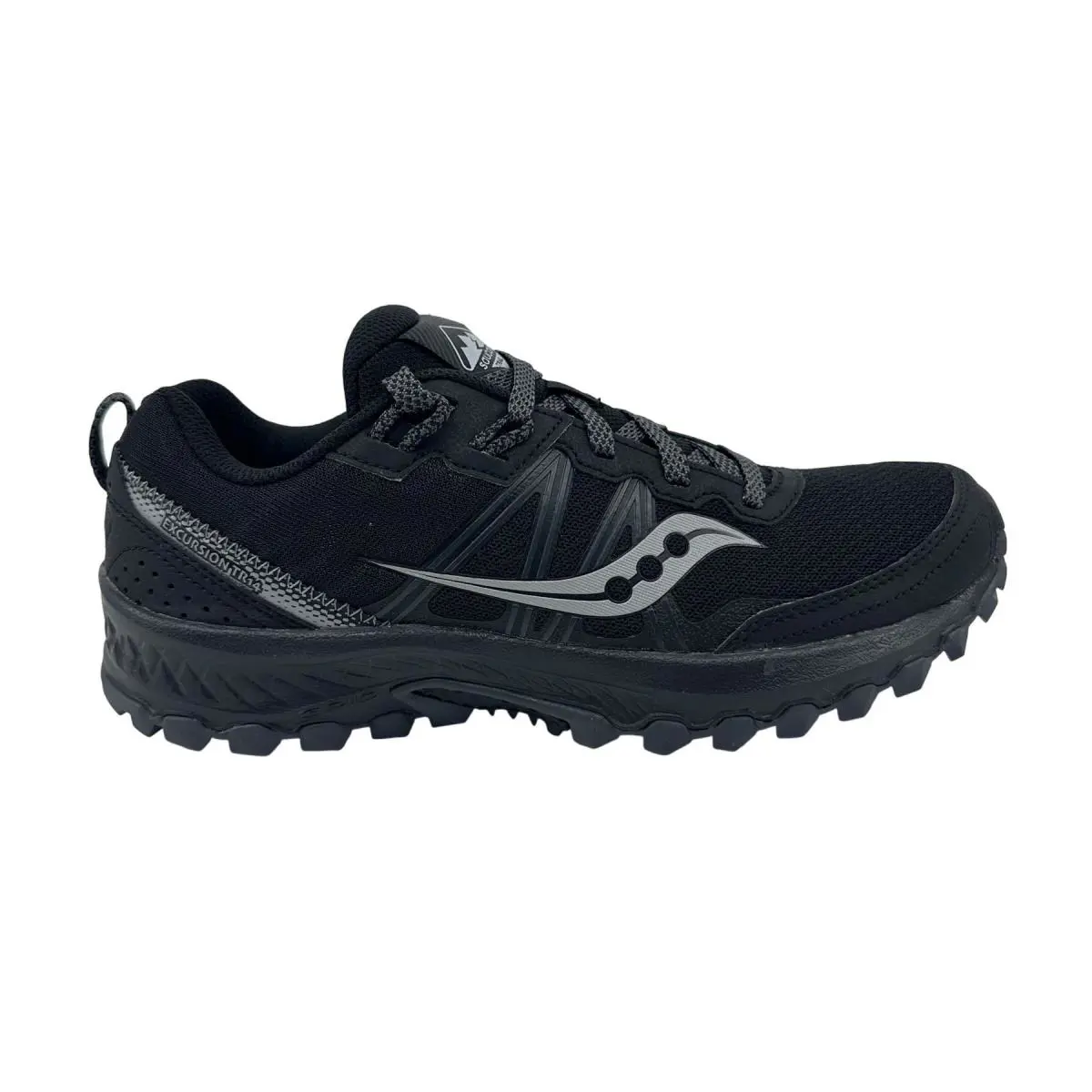 Saucony Excursion TR14 Black Charcoal Womens Athletic Sneaker - Black, Manufacturer: Black Charcoal