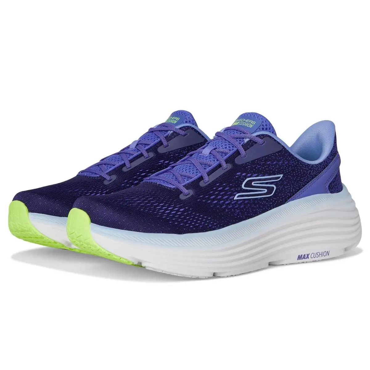 Woman`s Sneakers Athletic Shoes  Max Cushioning Endeavour Kauska Purple by Skechers