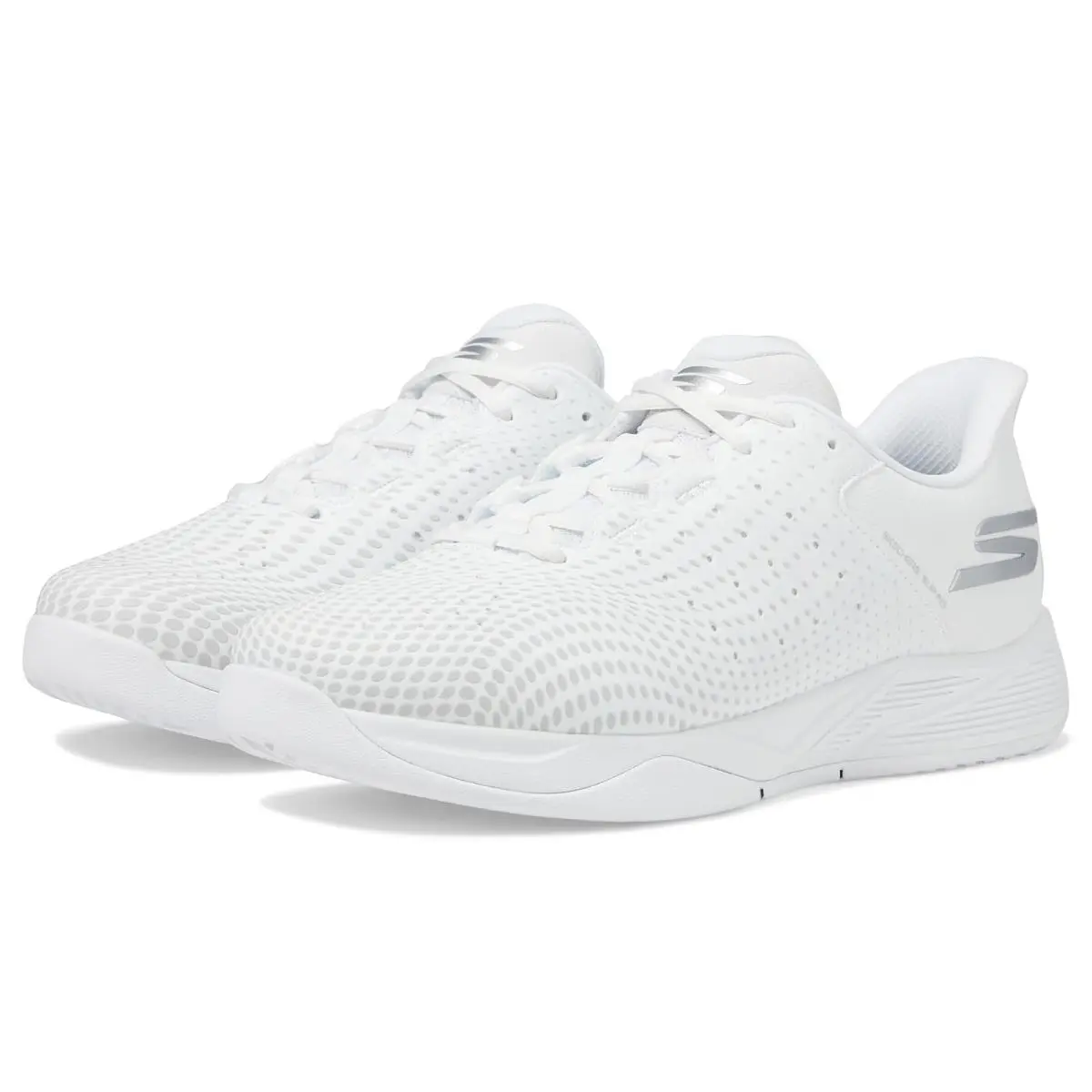 Man`s   Pickleball Slip-ins Relaxed Fit: Viper Court Reload White by Skechers